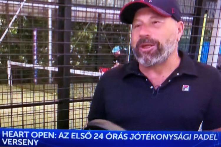 Padelezők 24 órás jótékonysági versenye